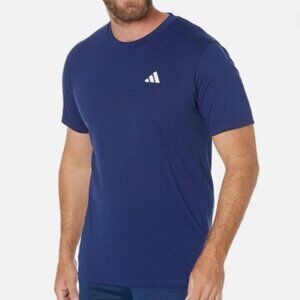 NEW Adidas Men's S Navy Performance T-Shirt Regular Fit 88% Polyester